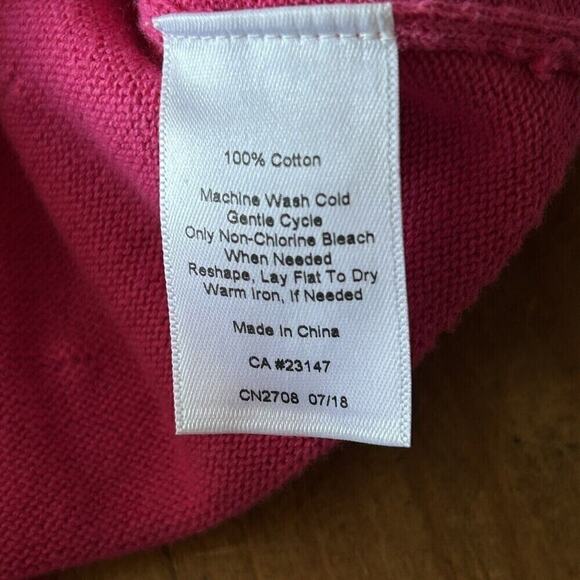 Talbots Women's Sweater, Size M, Pink Rose Bud Barbiecore, Barbie Fan #1289 - Picture 11 of 11